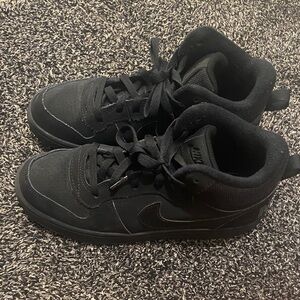 Nike Air Force 1 High Top Sneakers | Youth 6Y | Triple Black Boys Shoes